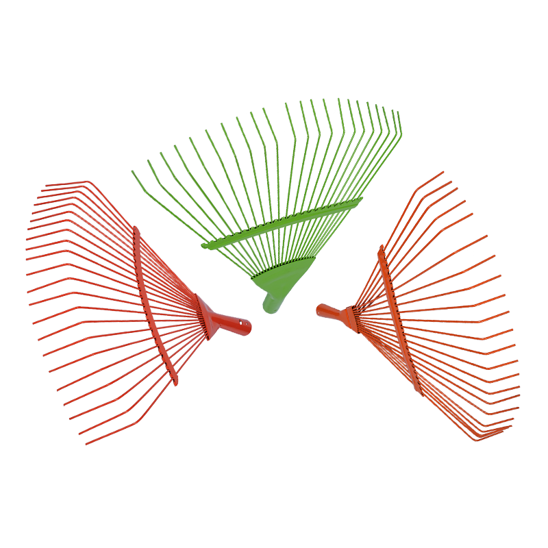 22GRPZ Effizienter und langlebiger Laubharken und Pflanzrechen aus Stahldraht mit 22 Zähnen